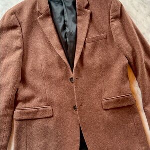 Frank and Oak Laurier Fit Brown Tweed Blazer | Fall winter sport jacket